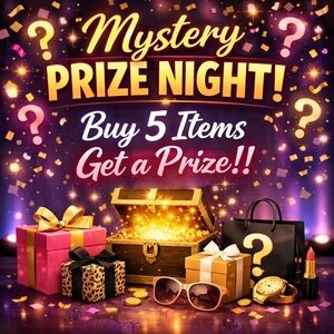🎊🎁 Mystery Prize Night. Every 5 Items = Surprise. Big + Small.